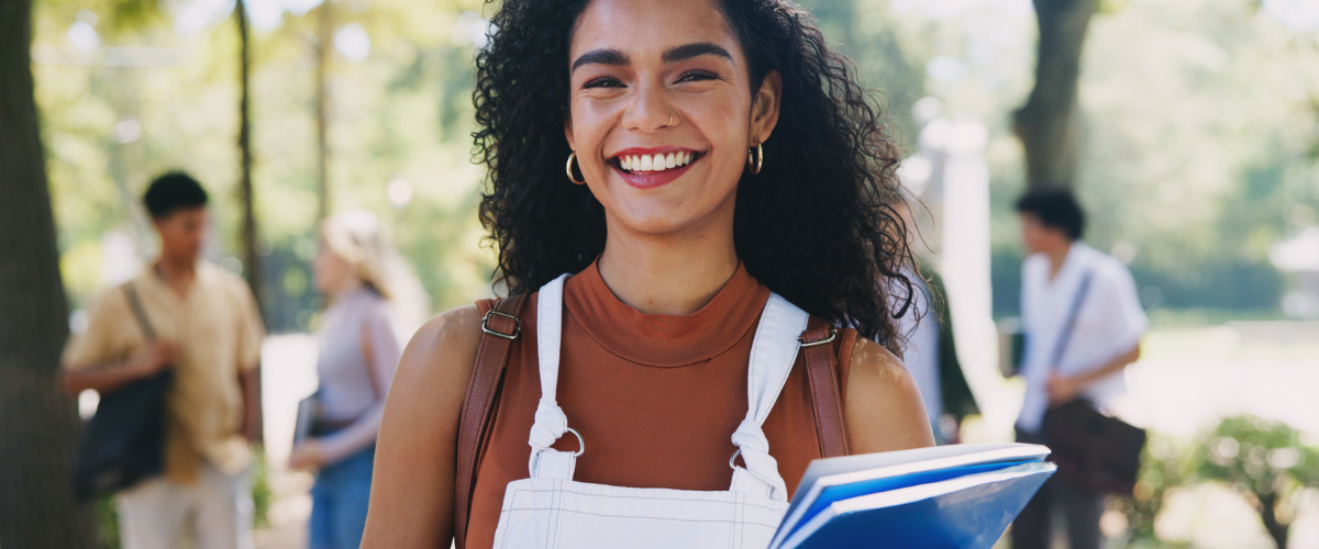 Image Of College Student Smiling