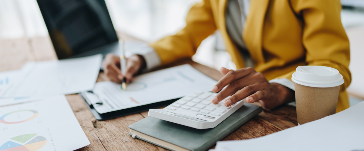 Image Of Woman Planning Our Her Strategies Before Year-End Review