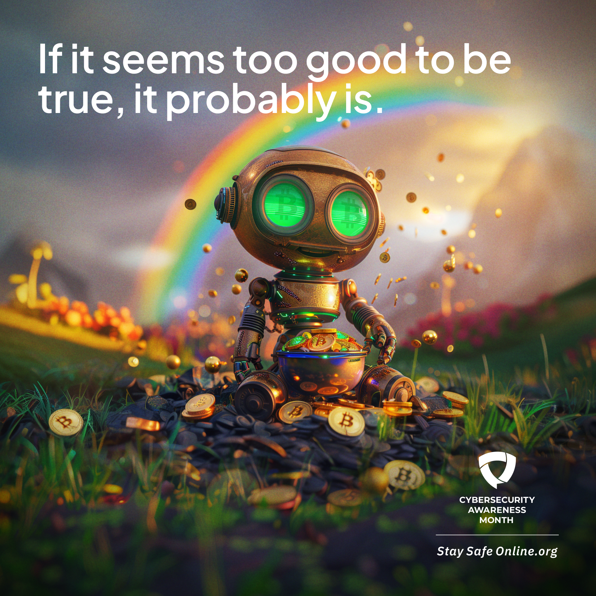 Image Of If It Seems Too Good To Be True, It Probably Is.