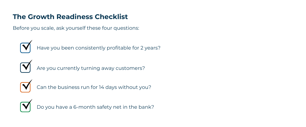 Image of the Growth Readiness Checklist