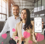 Image of Couple Looking to Purchase A Vehicle Excited Because With Credit Sense They Can!