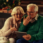 Image Of Couple on their tablet
