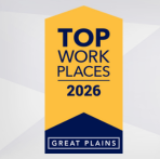 Northwest Bank located in Omaha and La Vista, Nebraska is proud to announce that it has been awarded a Top Workplaces honor by The Great Plains Top Workplaces 2026 for a second year in a row.