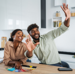 Image of a Couple Excited to taking advantage of HELOC rates at Northwest Bank to start their Home Upgrades!
