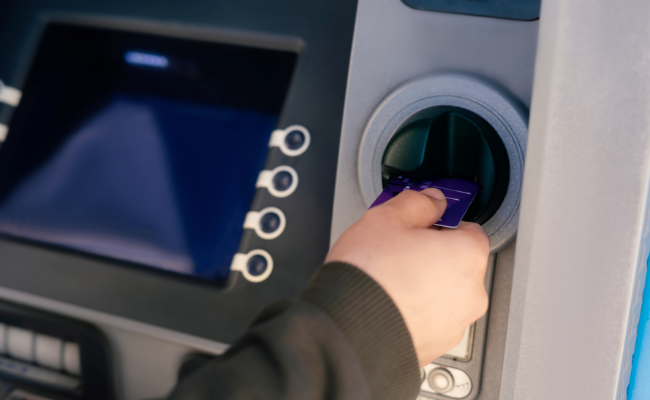 Using A Debit Card At The ATM