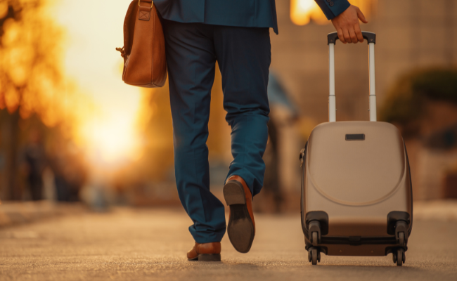 Image Of A Man Traveling Using Our Foreign Currency Order