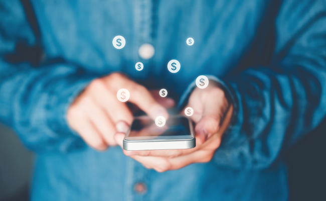 Image Of Individual Using Their Phone To Access Our Quick Links