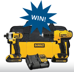 Image of The DEWALT® Tool Combo Set You Could Enter To Win!