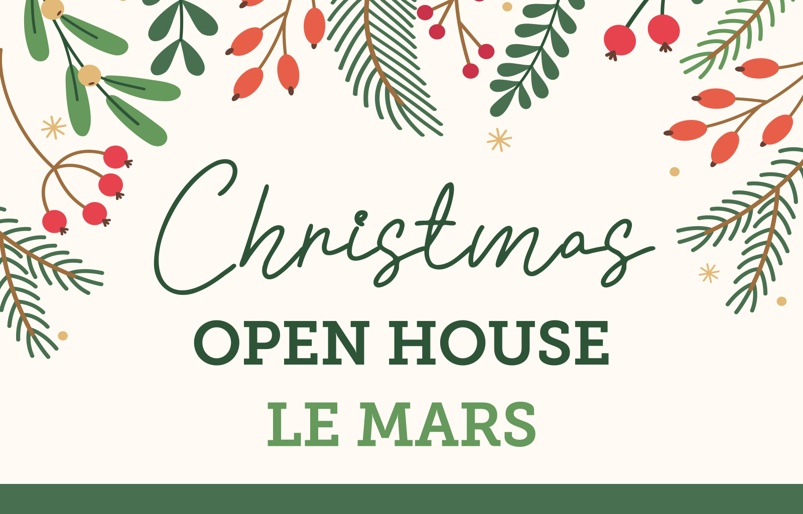 Christmas Open House | Le Mars