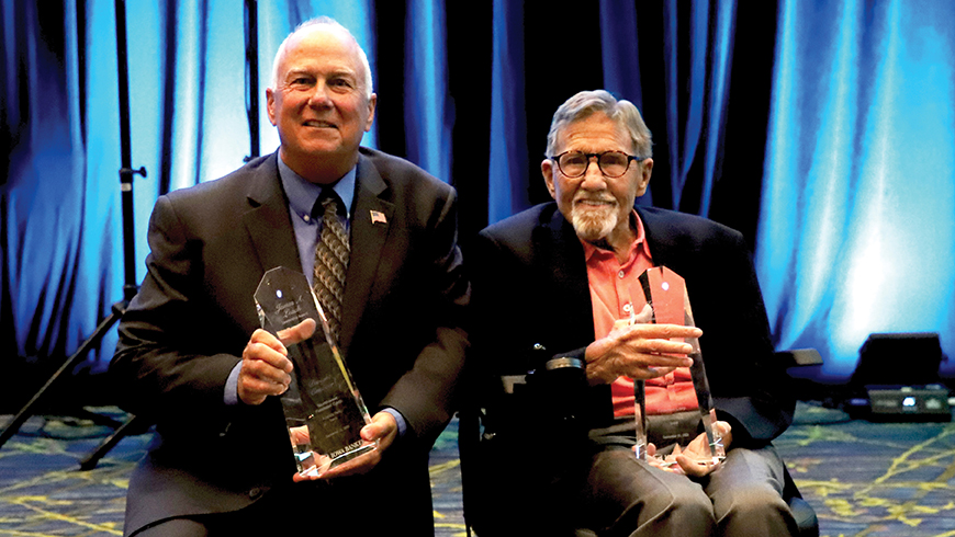 Iowa Bankers Association Honors Neal and Dwight Conover with Leach Leadership Award