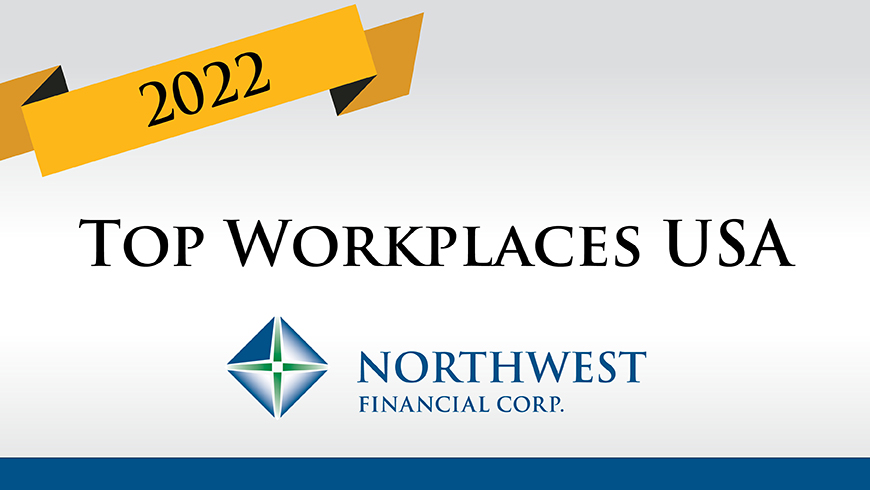 2022 Top Workplaces USA Northwest Financial Corp