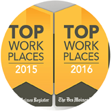 Image of Top workplaces award logos
