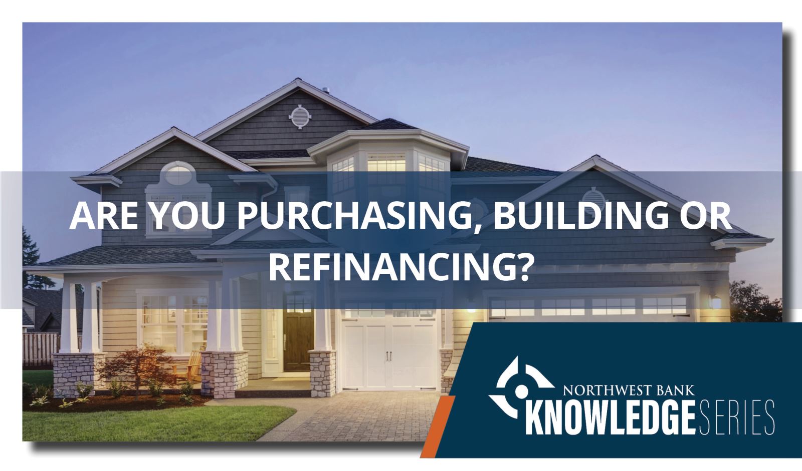 Are you purchasing, building or refinancing?