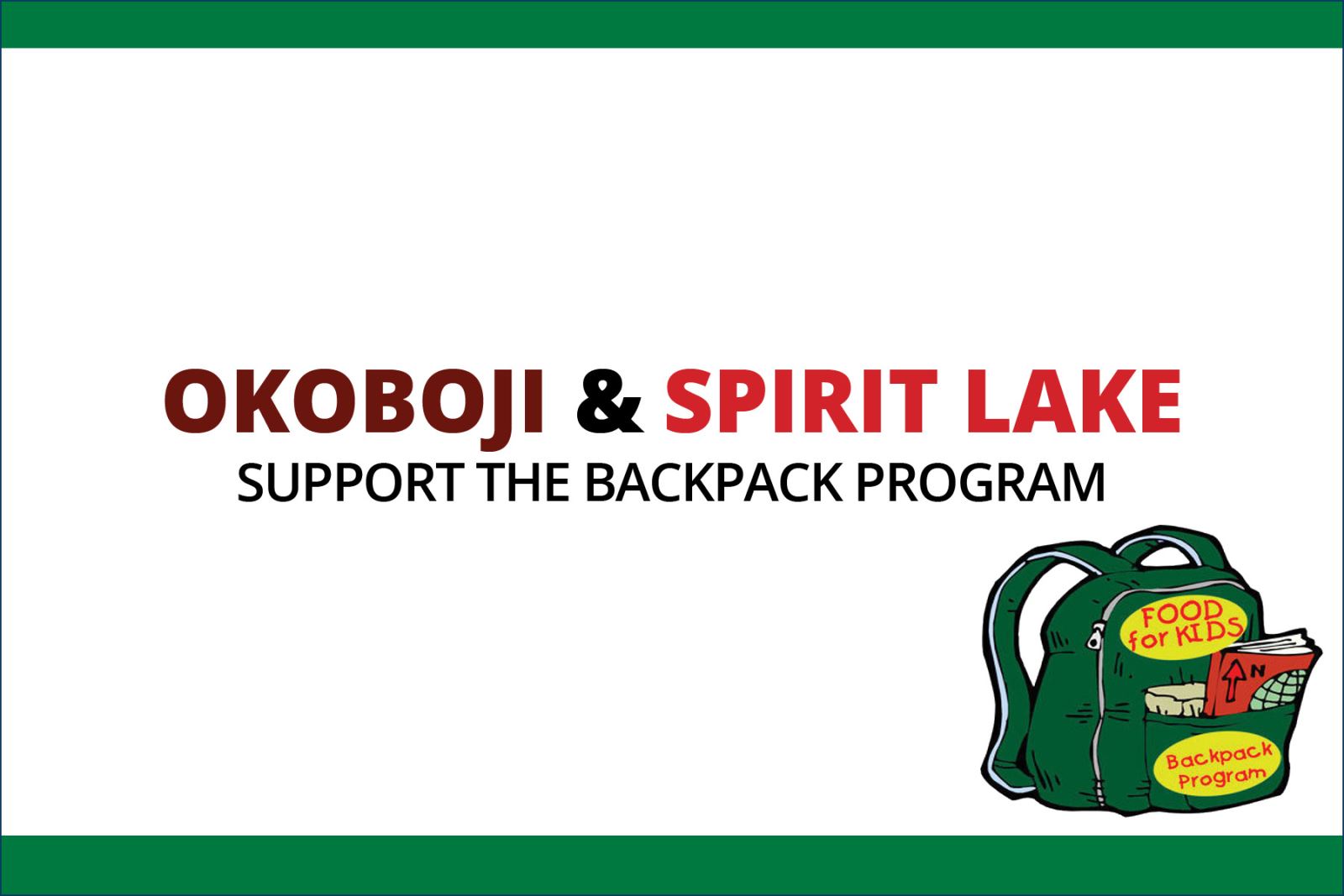 Backpack Program Donation | Lakes