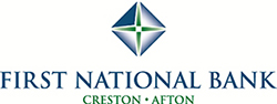 Image of the First National Bank in Creston logo